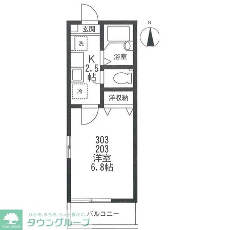 ダイシハイツの物件間取画像